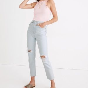 ✨HP✨NWT Madewell The Petite Momjean in Harman Wash